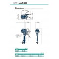 New Ourboard Engine TOHATSU MFS4CDS, Short Shaft, 4hp
