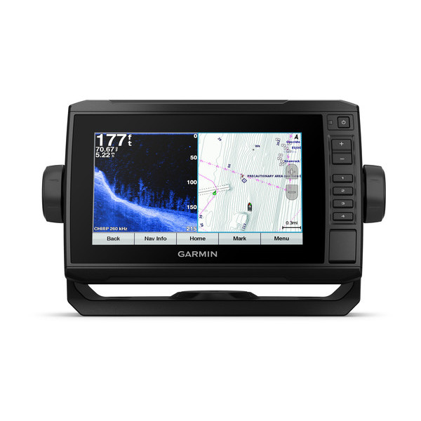Sonar, GPS/Plotter/Map, Fish Finder | Garmin ECHOMAP Plus 72sv, with Transducer GT52 and Map G2 VISION GREECE